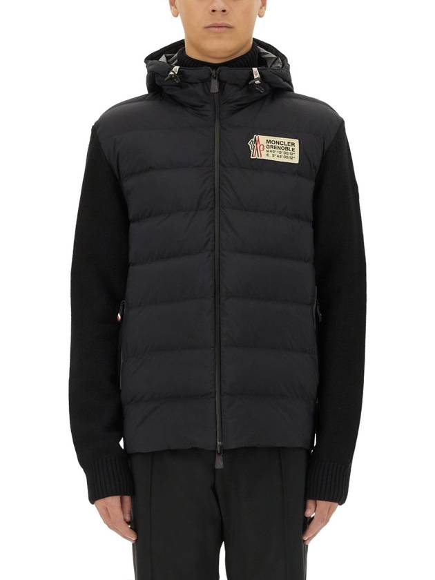 Grenoble Padded Zip-Up Jacket Black - MONCLER - BALAAN 2