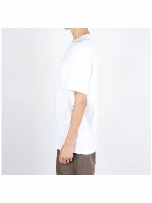 Relaxed Fit Cotton Short Sleeve T-Shirt White - LOEWE - BALAAN 4