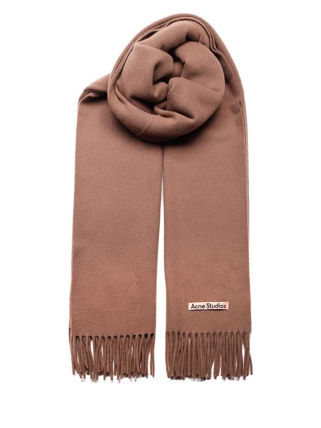 Canada New Oversized Fringe Muffler Caramel Brown - ACNE STUDIOS - BALAAN 1