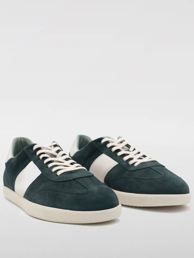 Logo Suede Low Top Sneakers Green - TOD'S - BALAAN 3