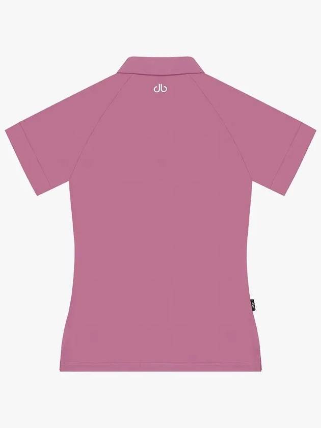 Drew Big Logo Short Sleeve T-Shirt DF42ST11MAGENTA - DRUH GOLF - BALAAN 2