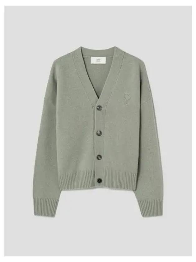 Unisex Embossing Adc Spring Fall Cardigan Green Aqua Domestic Product GM0024090903108 - AMI - BALAAN 1