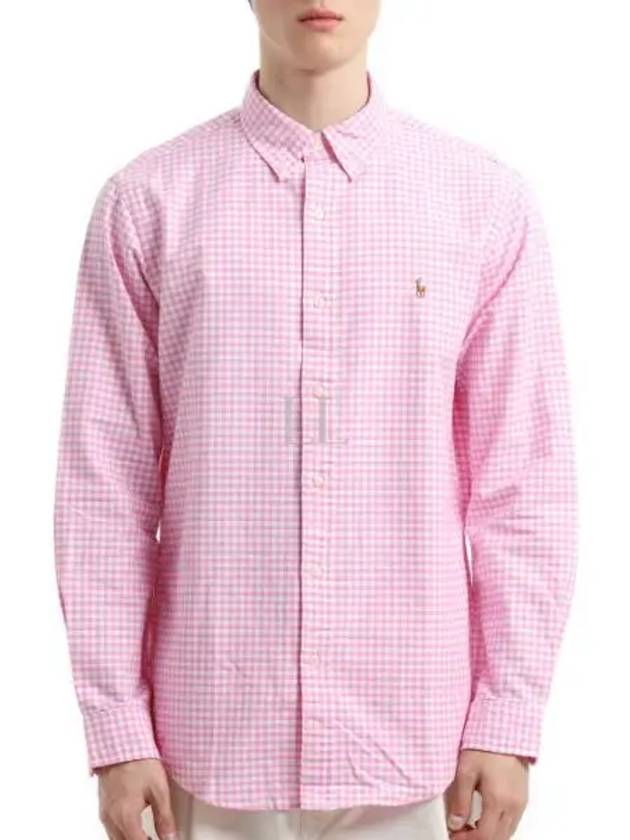 logo embroidery check shirt 710906612001 - POLO RALPH LAUREN - BALAAN 2