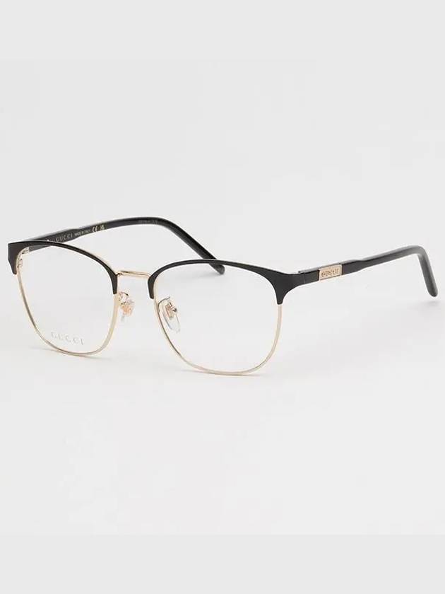 Eyewear Square Metal Eyeglasses Gold - GUCCI - BALAAN 7