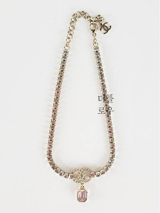 Logo Crystal Choker Gold - CHANEL - BALAAN 2