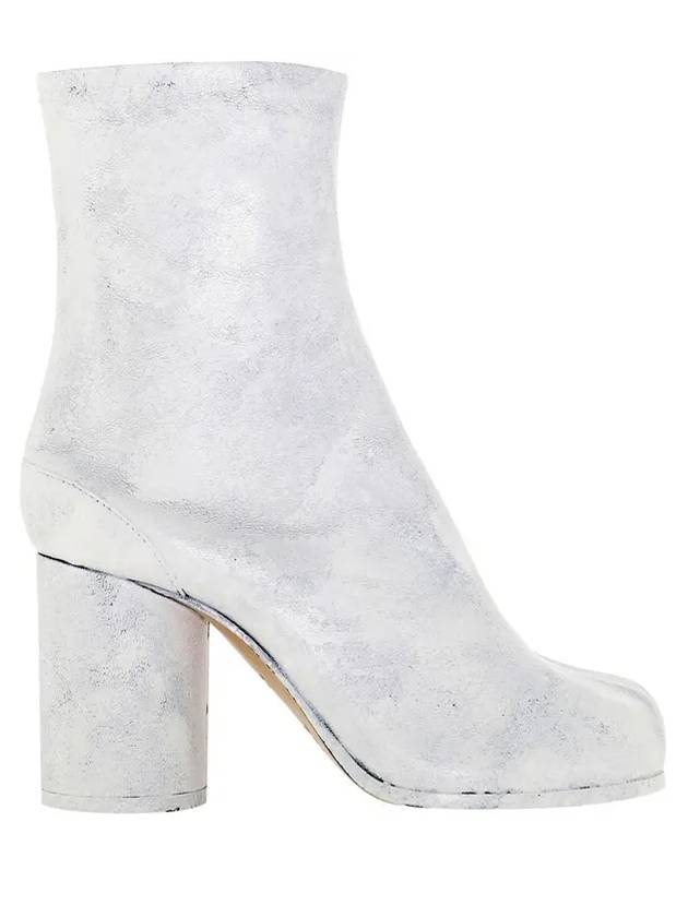 Paint Tabi Ankle Middle Boots White - MAISON MARGIELA - BALAAN.