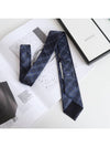 GG Logo Slim Necktie Navy - GUCCI - BALAAN 5