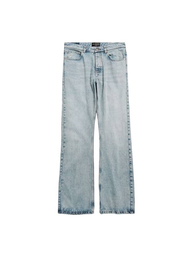 Low Waist Straight Jeans Blue - BALENCIAGA - BALAAN 1