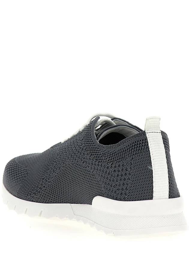 Fit Knit Low Top Sneakers Grey - KITON - BALAAN 4