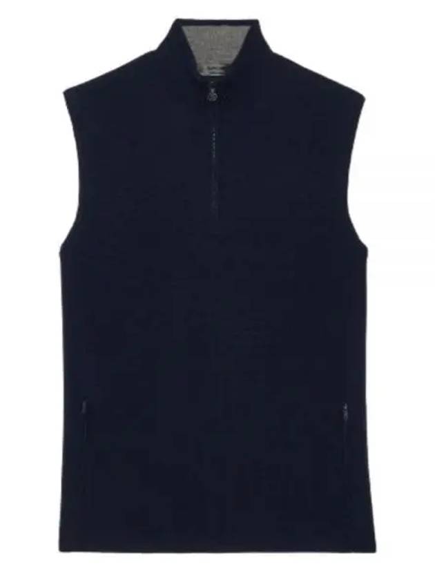 Men's Merino Wool Tech Lined Slim Fit Dunes Vest Navy - G/FORE - BALAAN 2