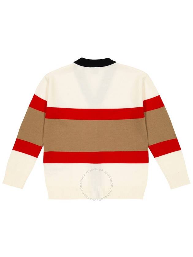 Burberry Girls Icon Stripe Wool Blend Cardigan, Size 2Y - BURBERRY - BALAAN 2