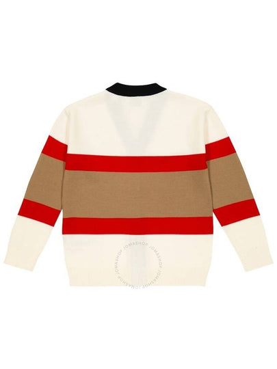 Burberry Girls Icon Stripe Wool Blend Cardigan, Size 2Y - BURBERRY - BALAAN 2