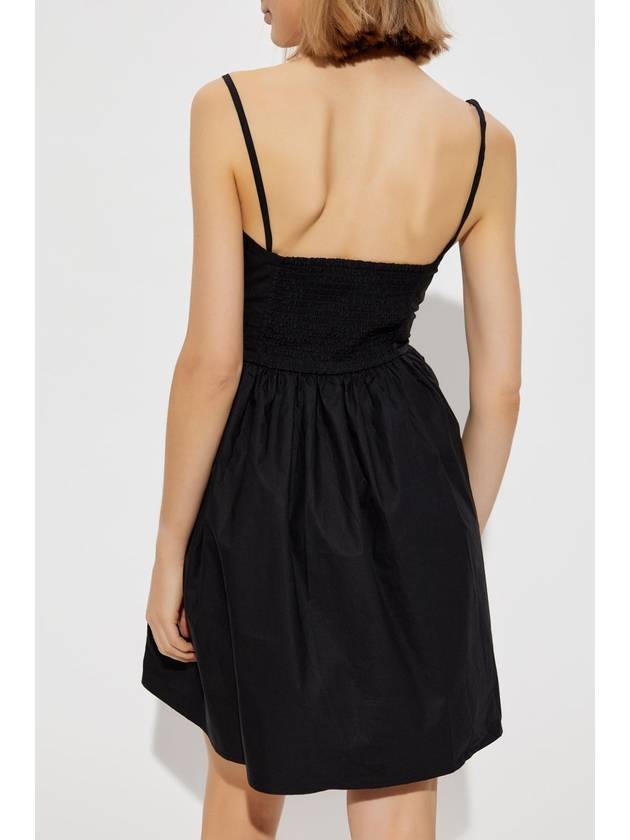 Ganni Strappy Dress, Women's, Black - GANNI - BALAAN 4