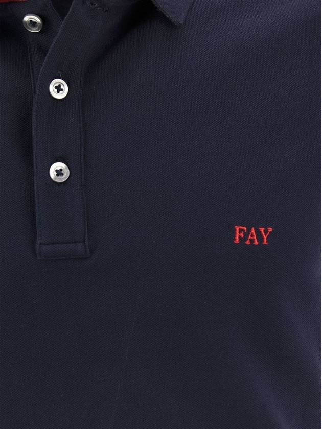 Stretch polo shirt - FAY - BALAAN 4