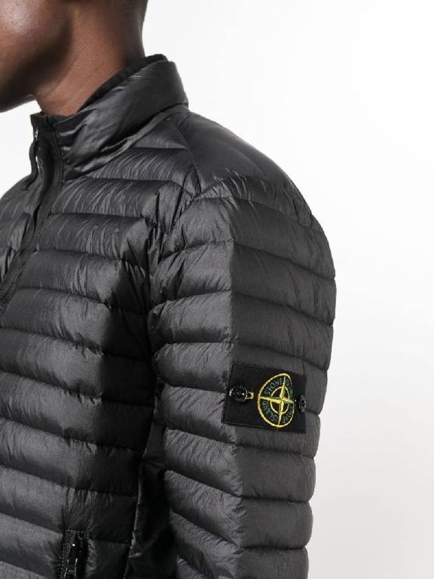 Men's Wappen Patch Padded Jacket Grey - STONE ISLAND - BALAAN 4