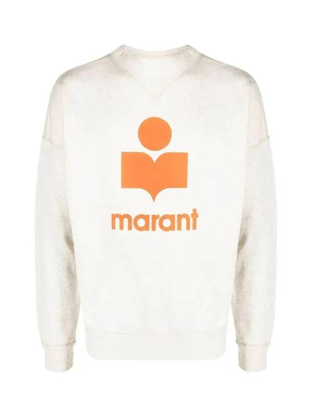 Melvis Big Logo Sweatshirt Ecru - ISABEL MARANT - BALAAN 3