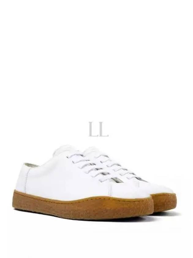 Men's Peu Terreno Leather Low Top Sneakers White - CAMPER - BALAAN 2