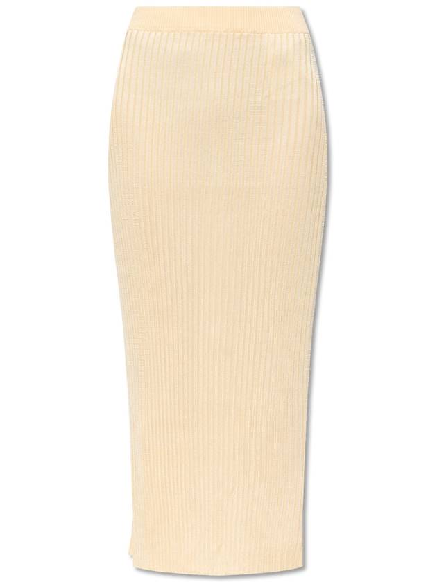 Ribbed Knit Midi Skirt J02MA0165J18287 - JIL SANDER - BALAAN 2