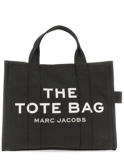 Logo Medium Canvas Tote Bag Black - MARC JACOBS - BALAAN 2