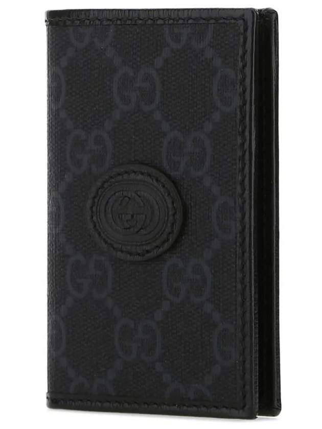 GG Supreme Card Wallet Black - GUCCI - BALAAN 3