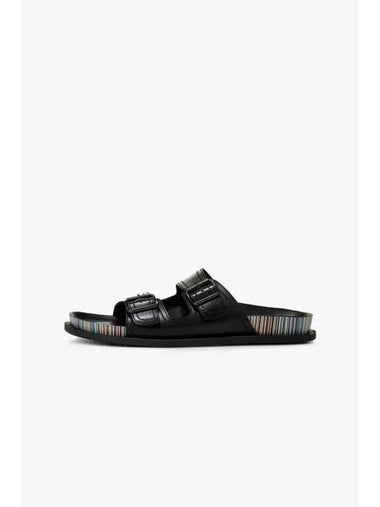 MESRA Striped Sandals Black - PAUL SMITH - BALAAN 1