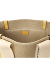 Woody Canvas Medium Tote Bag Yellow - CHLOE - BALAAN 8