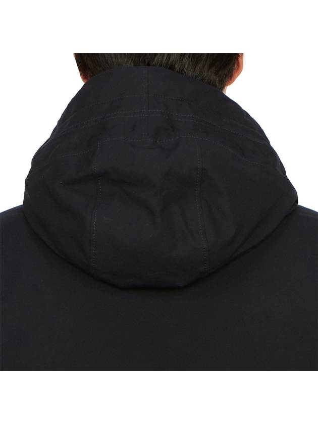 Ghost Piece Nylon Hooded Jacket Navy - STONE ISLAND - BALAAN 10