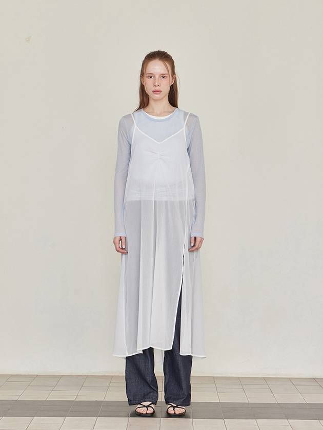 See Through Long Dress White - LESEIZIEME - BALAAN 4