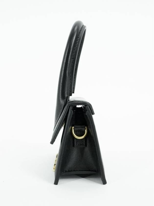 Jacquemus Le Chiquito leather bag mini black 21H213BA0013000 - JACQUEMUS - BALAAN 4