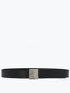 Men's 4G Logo Grain Leather Reversible Belt Black - GIVENCHY - BALAAN 2