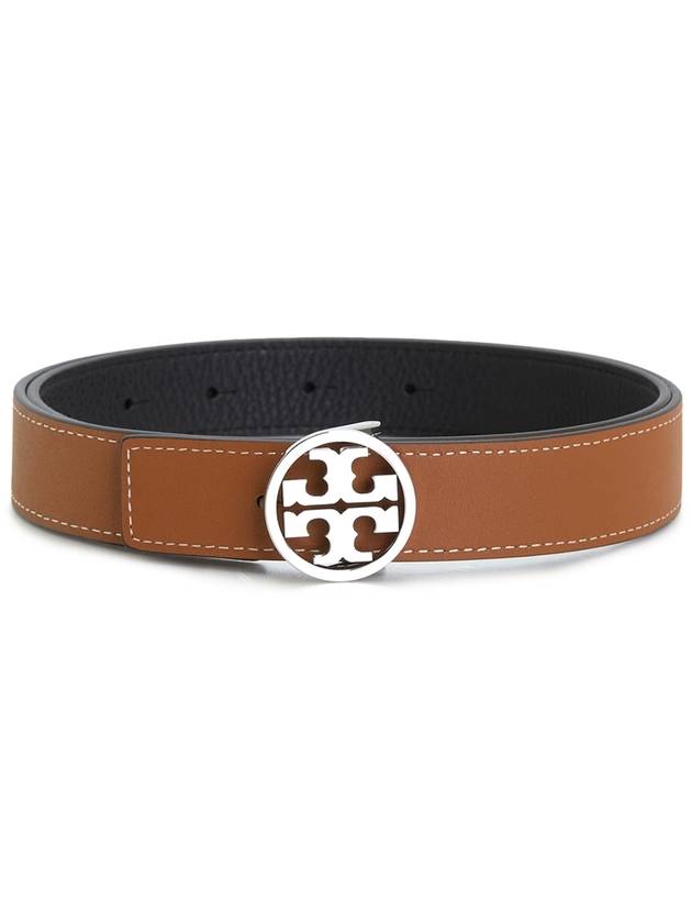 1 Miller Reversible Leather Belt Black Classic Cuoio - TORY BURCH - BALAAN 3