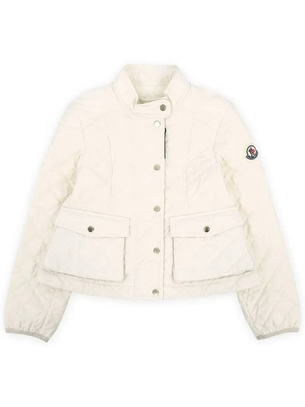 Kids KAMARIA Quilted Jacket Ivory 1A00074 54A81 041 8 10A - MONCLER - BALAAN 3