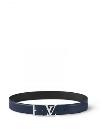 Belt LV Skyline 35mm Navy Blue M8713U - LOUIS VUITTON - BALAAN 1