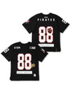 88 Football Oversized Short Sleeve T Shirt Black - STIGMA - BALAAN 1