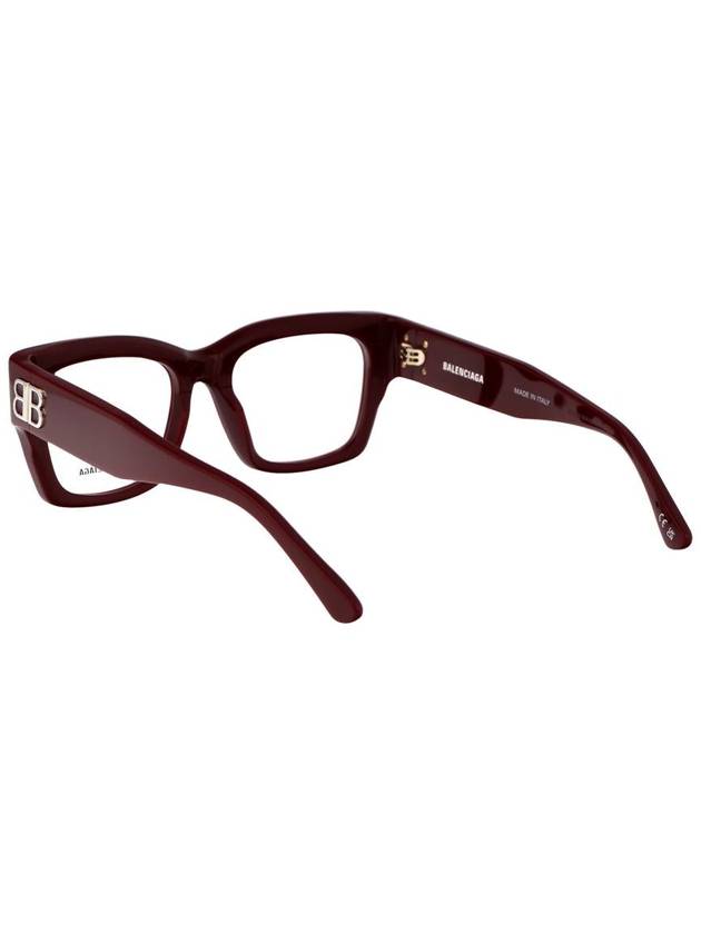 glasses BB0325O 004 burgundy - BALENCIAGA - BALAAN 5