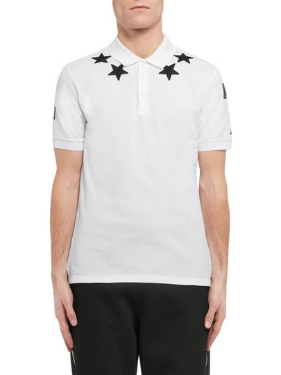 Star embroidery 74 Cuban fit PK shirt white 17S7100700 - GIVENCHY - BALAAN 2