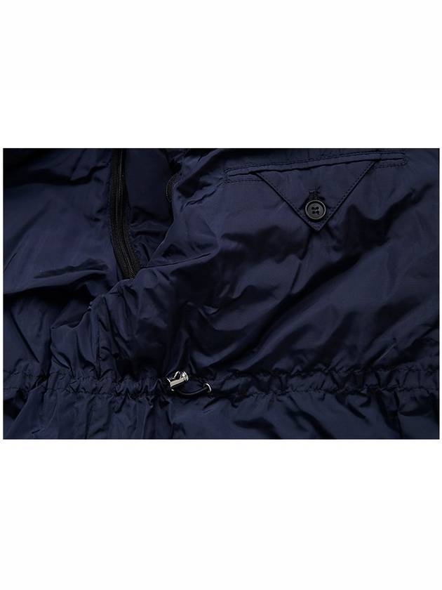 Re-Nylon Down Padded Coat Black Blue - PRADA - BALAAN 7