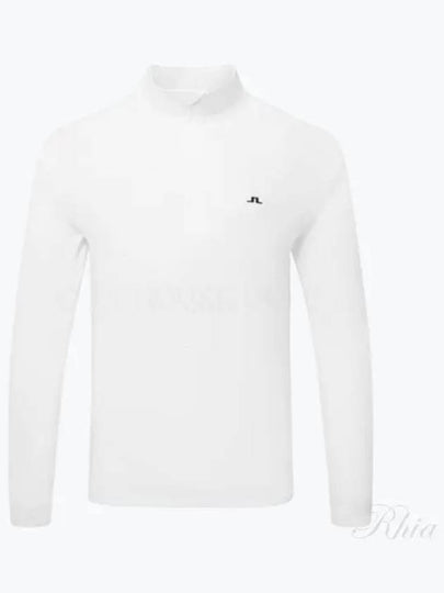 Luke Quarter Zip Mid Layer Long Sleeve T-Shirt White - J.LINDEBERG - BALAAN 2