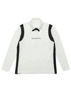 collar color matching point mock neck shirt LS9202WL - BLACK&WHITE - BALAAN 2