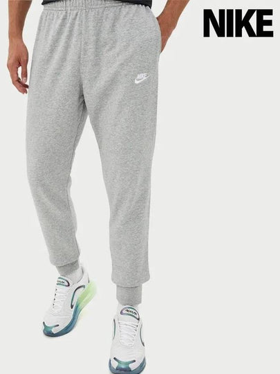 Men's Sportswear Club Jogger Track Pants Grey - NIKE - BALAAN 2