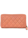 Boy caviar zipper long wallet - CHANEL - BALAAN 5