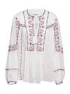 Kiledia Embroidery Blouse White - ISABEL MARANT - BALAAN 2