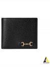 Horsebit Half Wallet Black - GUCCI - BALAAN 2