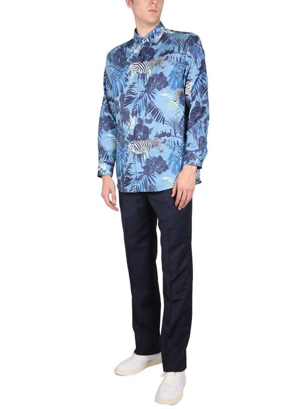 long sleeve shirt 1K870 47340200 BLUE - ETRO - BALAAN 3