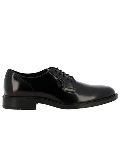 Men's Leather Lace-Up Derby Shoes Black - TOD'S - BALAAN 2