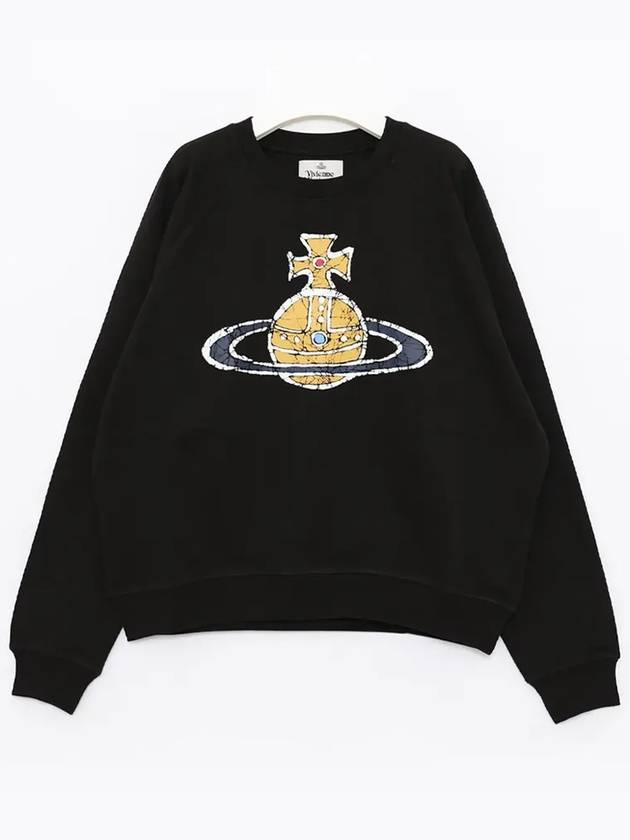 Time Machine Raglan Sweatshirt Black - VIVIENNE WESTWOOD - BALAAN 3