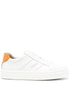 Lauren Leather Low Top Sneakers White - CHLOE - BALAAN 1