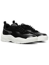 Gumboy Logo Low Top Sneakers Black - VALENTINO - BALAAN 5