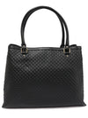 510290 Black Microshima Leather Gold Tote 2WAY - GUCCI - BALAAN 3