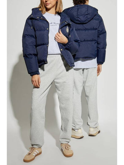 Sporty & Rich Puffer Jacket From The Countryside Collection, Unisex, Navy Blue - SPORTY & RICH - BALAAN 2